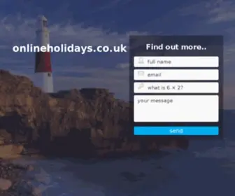 Onlineholidays.co.uk(onlineholidays) Screenshot