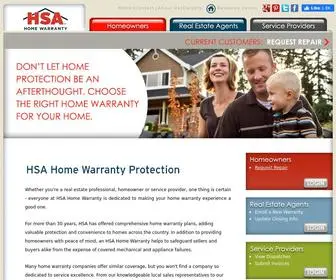 Onlinehsa.com(The Right Home Warranty for Homeowners) Screenshot