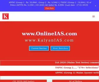 Onlineias.com(Kalyan Sir Online IAS) Screenshot