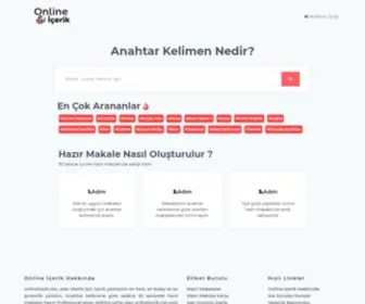 Onlineicerik.net(Online İçerik) Screenshot