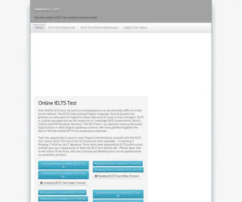 Onlineieltstest.com(Online IELTS Test) Screenshot