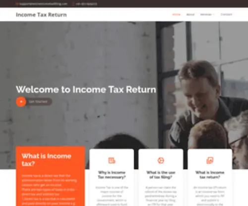 Onlineincometaxfilling.com(ITR) Screenshot