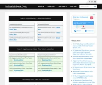 Onlineinfodesk.com(A Trusted Education & Jobs News Portal) Screenshot
