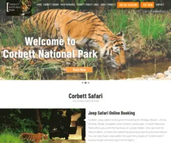 Onlinejimcorbett.com(Online Jim Corbett India) Screenshot