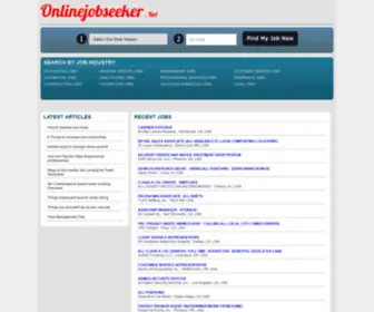 Onlinejobseeker.net(Onlinejobseeker) Screenshot