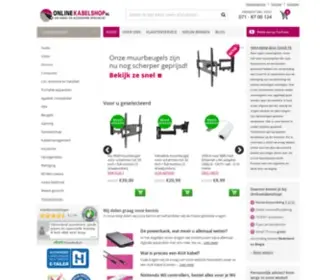 Onlinekabelshop.nl(Alle kabels eenvoudig te bestellen) Screenshot