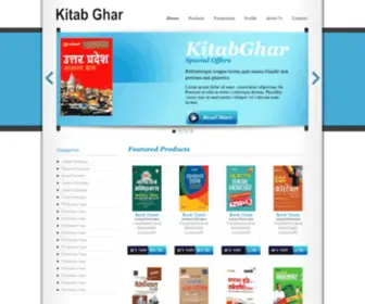 Onlinekitabghar.com(CSS Free Templates with jQuery Slider) Screenshot