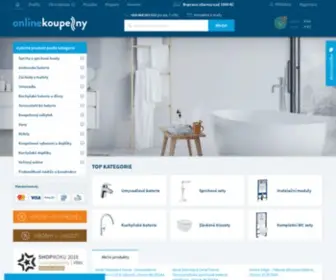Onlinekoupelny.cz(Koupelny, vodovodn) Screenshot