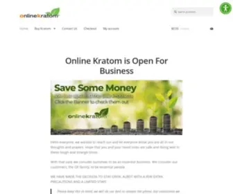 Onlinekratom.com(Online Kratom) Screenshot