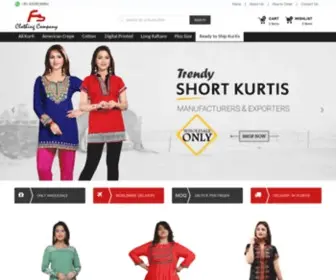 Onlinekurtisindia.com(F.S. Clothing Company) Screenshot