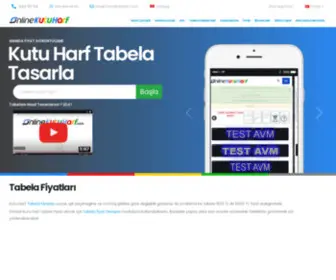 Onlinekutuharf.com(Krom Kutu Harf) Screenshot