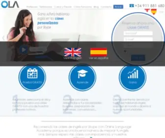 Onlinelanguageacademy.com(La mejor academia de inglés online) Screenshot