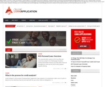 Onlineloanapplication.co.za(Apply for your loan online) Screenshot