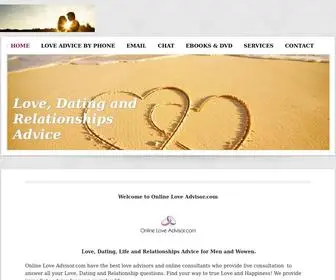 Onlineloveadvisor.com(Online Love Advisor) Screenshot