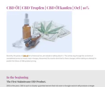 Onlinemarijuanadesign.com(CBD Öl) Screenshot