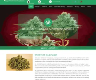 Onlinemarijuanamarket.com(Onlinemarijuanamarket) Screenshot