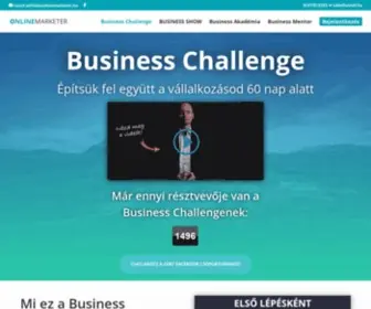 Onlinemarketer.hu(Business Challenge) Screenshot