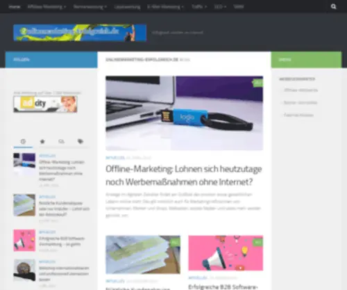 Onlinemarketing-Erfolgreich.de(Erfolgreich werben im Internet) Screenshot