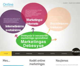 Onlinemarketingas.lt(Internetinis marketingas internete) Screenshot