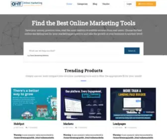 Onlinemarketingtools.pro(Best Online Marketing Tools for Marketing Professional in 2018) Screenshot