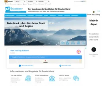 Onlinemarkt-Deutschland.de(Das Regionalportal für Deutschland) Screenshot