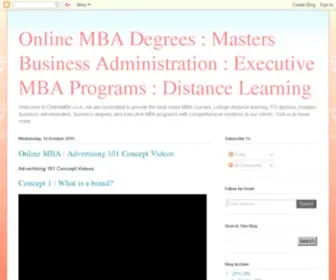 Onlinemba.co.in(Online MBA Degrees) Screenshot