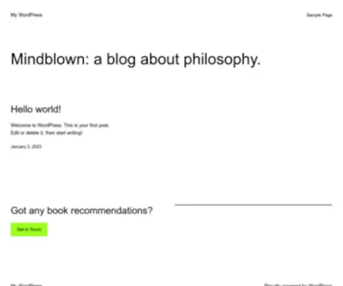 Onlinembawiki.com(My WordPress) Screenshot
