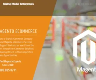 Onlinemediaenterprises.com(Magento Web Design) Screenshot