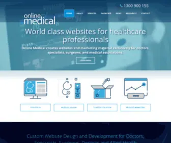 Onlinemedical.com.au(Medical Website Design & Development for Doctors) Screenshot