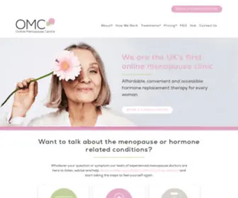 Onlinemenopausecentre.com(The Online Menopause Centre) Screenshot