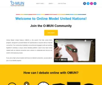 Onlinemodelunitednations.org(Online Model United Nations) Screenshot