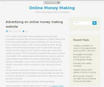 Onlinemoneymaking.org(Online money making) Screenshot