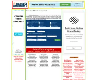Onlinemotelbooking.com(Search, Compare and Book Cheap Motels & Vacations) Screenshot