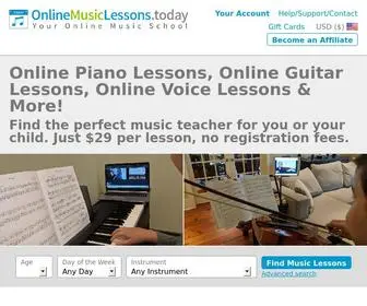 Onlinemusiclessons.today(Online​Music​Lessons.today) Screenshot