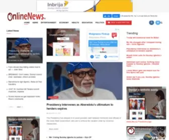 Onlinenewsngr.com(Trending Nigeria News at) Screenshot