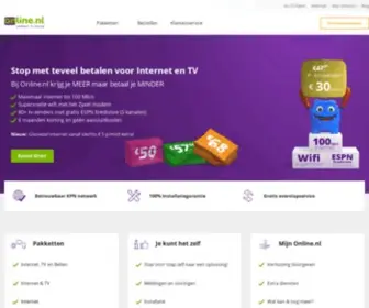 Online.nl(Internet, TV en Bellen) Screenshot