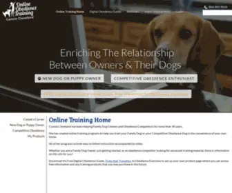 Onlineobediencetraining.com(Online Obedience Training) Screenshot
