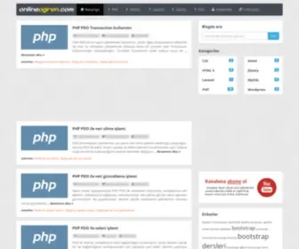 Onlineogren.com(Php pdo transaction) Screenshot