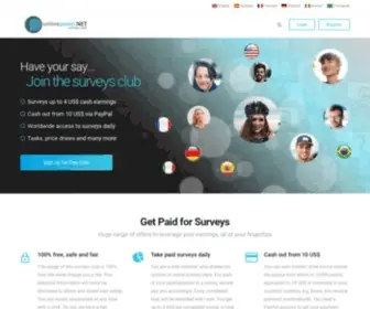Onlinepanel.net(Get Paid for Surveys) Screenshot