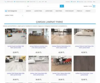 Onlineparke.com(Çeşitleriyle Türkiyenin En Büyük Online Kurumsal Laminat Parke Satış Mağazası) Screenshot
