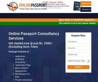 Onlinepassportconsultancy.com(ONLINEPASSPORT Registration) Screenshot