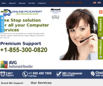 Onlinepcexpert.net(Online PC Support) Screenshot