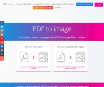 Onlinepdftoimage.com(Convert PDF to imageThe easiest way to convert PDF documents into image files) Screenshot