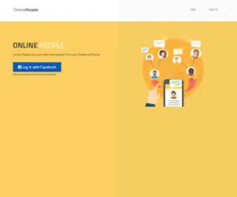 Onlinepeople.com(Online People) Screenshot