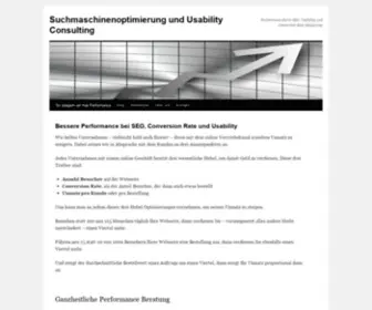 Onlineperformance.ch(Suchmaschinenoptimierung und Usability Consulting) Screenshot