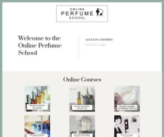 Onlineperfumeschool.com(Online Perfume School) Screenshot