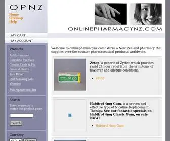 Onlinepharmacynz.com(We're a New Zealand pharmacy) Screenshot