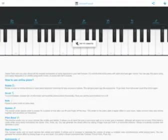 Onlinepiano2.com(Online Piano) Screenshot