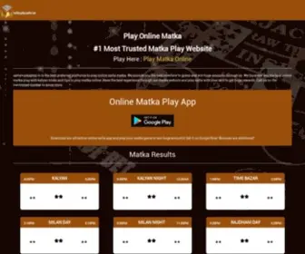 Onlineplaysatta.net(Onlineplaysatta) Screenshot