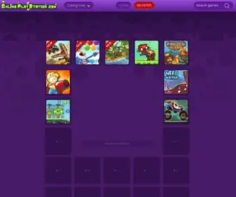 Onlineplaystation.com(Free Online Games) Screenshot